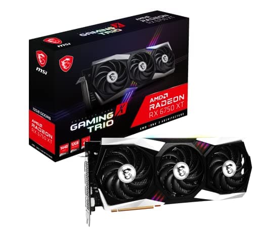 MSI GAMING TRIO Radeon RX 6750 XT - Video Card