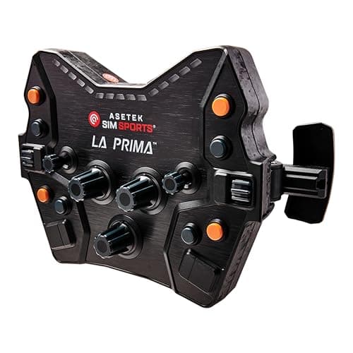 ASETEK La Prima GT Button Box | Sim Racing Control Panel for Gaming Steering Wheel | Steering Wheel PC Accessory for Ultimate Racing Experience | High Precision & Customizable Controls - Sim Racing
