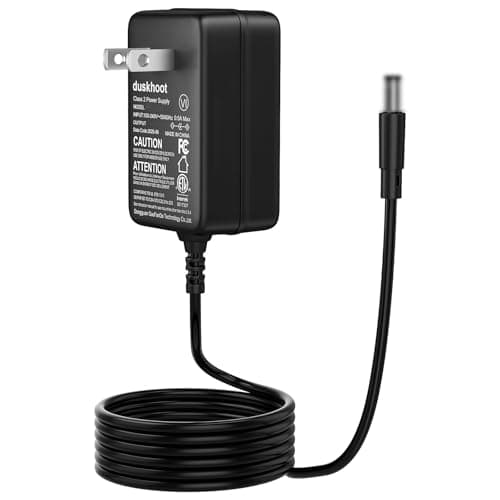 duskhoot New 9V AC/DC Adapter for Charging X Rocker 5171901 Boomer, 5171401 Fox, 5171101 Drift, 51056 51310 2.1 Sound Audio Video Sound Mini Pink Game Gaming Chair 9VDC Power Supply Cord - Gaming Chair