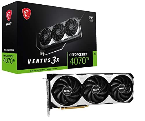 MSI VENTUS 3X GeForce RTX 4070 Ti - Video Card