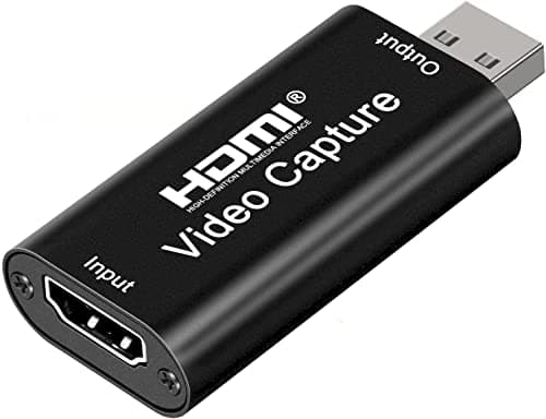 Audio Express AXHDCAP 4K HDMI Video Capture Card, Cam Link Card Game Audio Adapter HDMI to USB 2.0 Record Capture Device for Streaming, Live Broadcasting, Video Conference, Teaching, Gaming - Capture Card