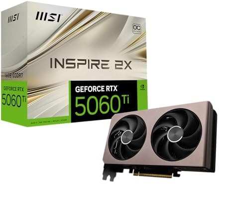 MSI RTX 5060 Ti 8G INSPIRE 2X GeForce RTX 5060 Ti - Video Card