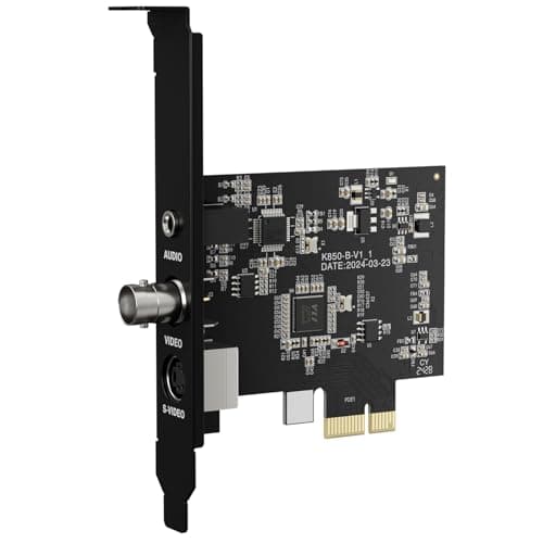 DigitPro PCIE Video Capture Card, HDMI Capture Card for Streaming, Gaming & Recording, HDMI Video Capture Board, Pass-Through with Ultra-Low Latency on Windows 8, 10, 11 & Linux - Capture Card