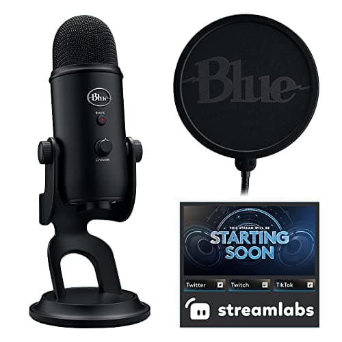 Logitech for Creators Vocal Condenser Microphone, USB Type-A, Blackout (988-000521) (Renewed) - Microphone