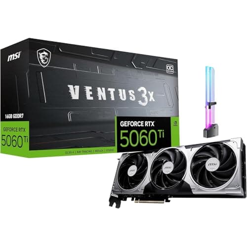 MSI VENTUS 3X GeForce RTX 5060 Ti - Video Card