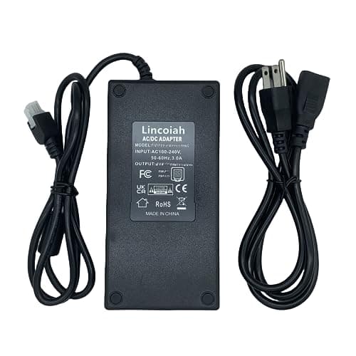 LINCOIAH AC/DC Adapter Power Supply Compatible with Fanatec Boost Kit 180 (8NM) CSL DD/GT (Gran Turismo) DD Pro Endor6200-2400750P Endor6200-2400750-15C01 - Sim Racing