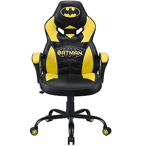 SUBSONIC Batman - Junior Gamer Chair - Gaming Office Chair for Children and Teens - Official License - Gaming Chair
