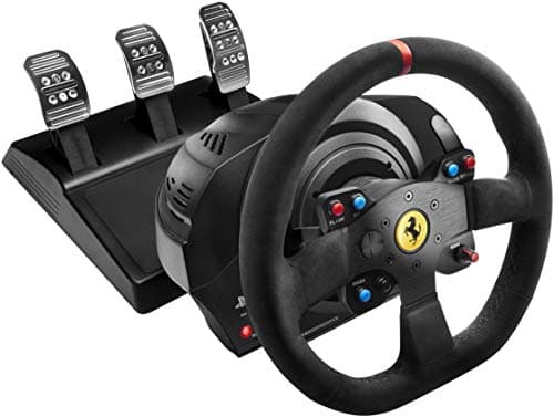 Thrustmaster T300 Force Feedback Ferrari Integral RW Alcantara Edition Racing Wheel (compatible w/ PS5, PS5 Pro, PS4 & PC) - Sim Racing