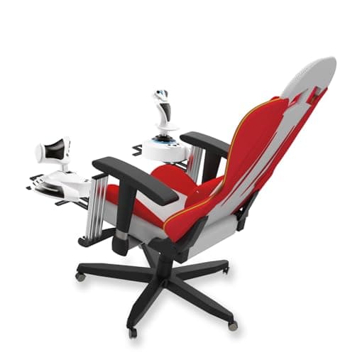 Avisiri 2 Set Metal Joystick Chair Mount for Flight Sim Game Joystick, Throttle and Hotas Systems Fits for Logitech X56, X52 Pro, Thrustmaster T-Flight Hotas, Thrustmaster T.16000M (Chair Mount) - Gaming Chair