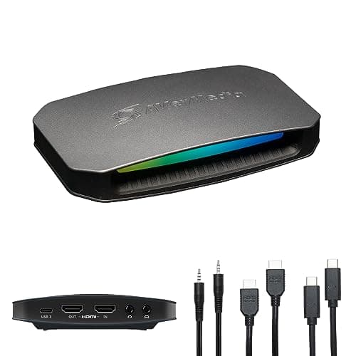 AVerMedia 4K60 Capture Card with HDMI 2.1, Low Latency, 4K144/4K120 Passthrough, Game Capture Device for PS5, PS5 Pro, Xbox, Switch, Streaming on Twitch, OBS on Mac & PC, GC553G2 Live Gamer Ultra 2.1 - Capture Card