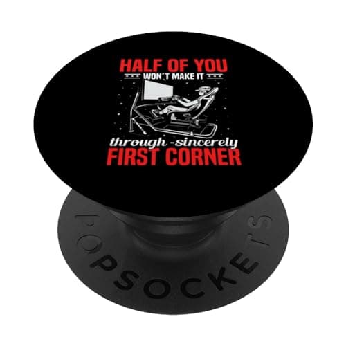 SIM Racing Clothing & Racing Simulator SIM Racing Gloves Monitor for Sim Racer Racing Simulator PopSockets Adhesive PopGrip - Sim Racing