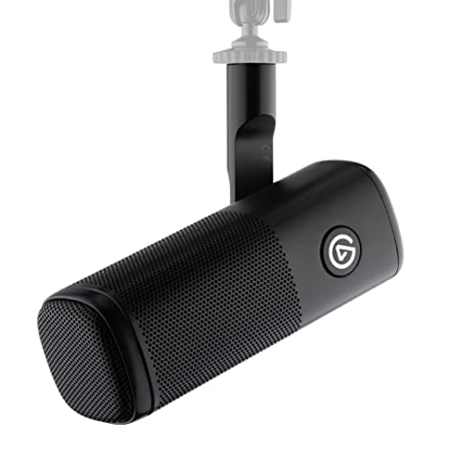 Elgato Wave DX - Dynamic XLR Microphone, Cardioid pattern, Noise Rejection, speech optimised for Podcasting, Streaming, Broadcasting, No Signal Booster Required, works with any Interface, for Mac, PC - Microphone