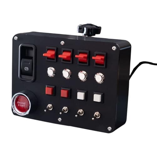 Obokidlyamor Simulator American Truck 27 Customizable Button Box 3 For G27/G29/G920/G923 Steering Wheel;PC Central Control Box Controler For ATS/ETS2 for MOZA R3/R5/R9/R12 Base (Style-2) - Sim Racing