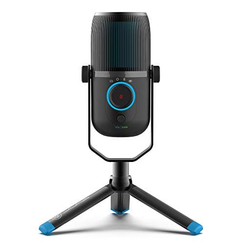 JLab Talk USB Microphone, USB-C Output, Cardioid, Omnidirectional, Stereo or Bidirectional, 96k Sample Rate, 20Hz, 20kHz Frequency Response, Volume, Gain Control, Quick Mute, Plug & Play - Microphone
