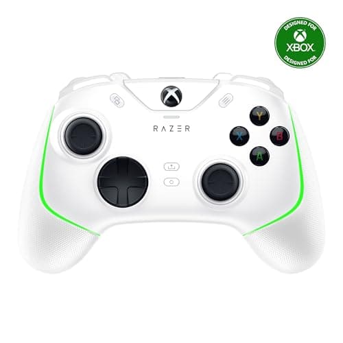 Razer Wolverine V2 Chroma Wired Gaming Pro Controller for Xbox Series X|S, Xbox One, PC: RGB Lighting - Remappable Buttons & Triggers - Mecha-Tactile Buttons & D-Pad - Trigger Stop-Switches - White - Controller