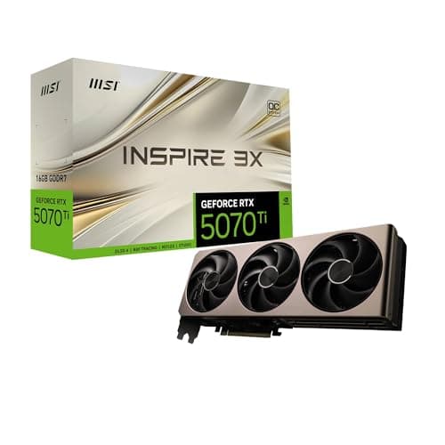 MSI INSPIRE 3X PLUS GeForce RTX 5070 Ti - Video Card