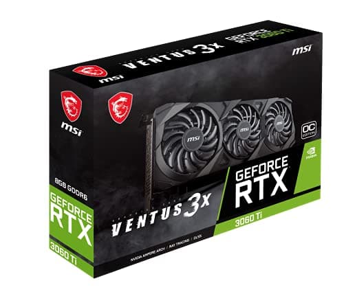 MSI TWIN FAN GeForce RTX 3060 Ti LHR - Video Card