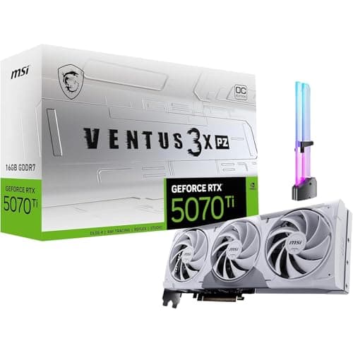 MSI VENTUS 3X PZ GeForce RTX 5070 Ti - Video Card