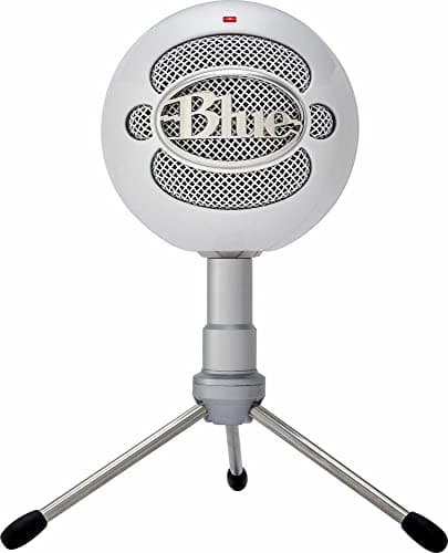 Logitech for Creators Blue Snowball iCE USB Microphone - White (Renewed) - Microphone