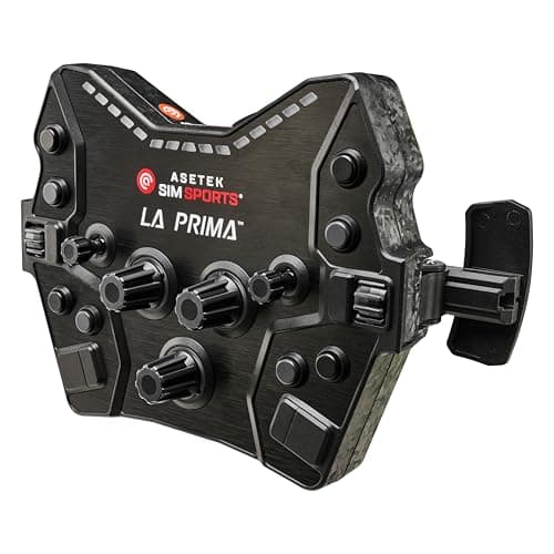 ASETEK La Prima GT Button Box | Sim Racing Control Panel for Gaming Steering Wheel | Steering Wheel PC Accessory for Ultimate Racing Experience | High Precision & Customizable Controls - Sim Racing