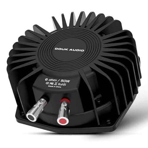 Douk Audio BS-1 Bass Shaker: 50W High Power Tactile Transducer - Subwoofer Lows for Home Theater, Car Audio & Gaming Chair Vibration Immersion​ (1 Pair) - Gaming Chair