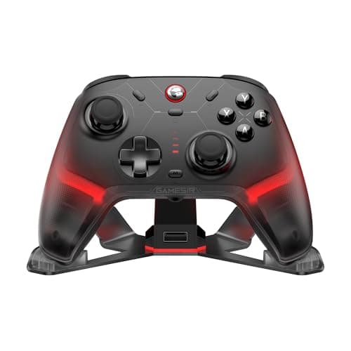 GameSir Cyclone 2 Wireless Controller - 1000Hz Polling Rate, TMR Joysticks, Hall/Micro 2-in-1 Triggers for PC/Switch/Switch 2/Android/iOS, PC Gaming Controller with Charging Dock (Black) - Controller
