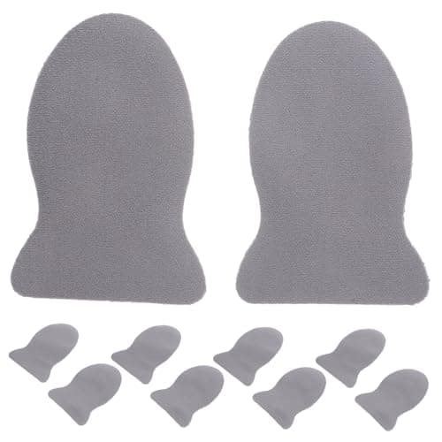 ERINGOGO 10pcs Game Gel Sleeve Protectors Gaming Gloves Covers Grip Protector Sleeve for Gaming Sim Racing Gloves for Gaming Gaming Sleeve Silver Fiber - Sim Racing