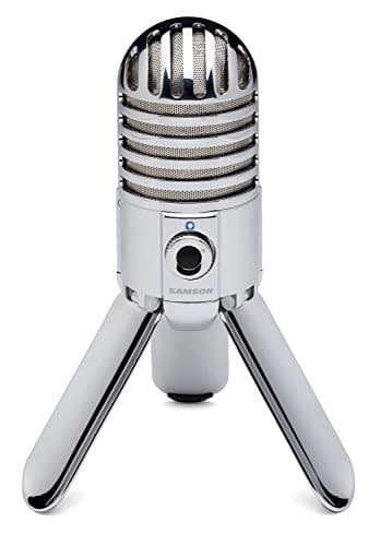 Samson Meteor Mic USB Condenser Podcasting Podcast Recording Desktop Microphone - Microphone