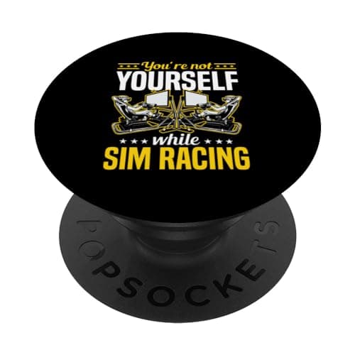 SIM Racing Clothing & Racing Simulator SIM Racing Seat Wheel Pedals Racing Gloves SIM Racer PopSockets Adhesive PopGrip - Sim Racing