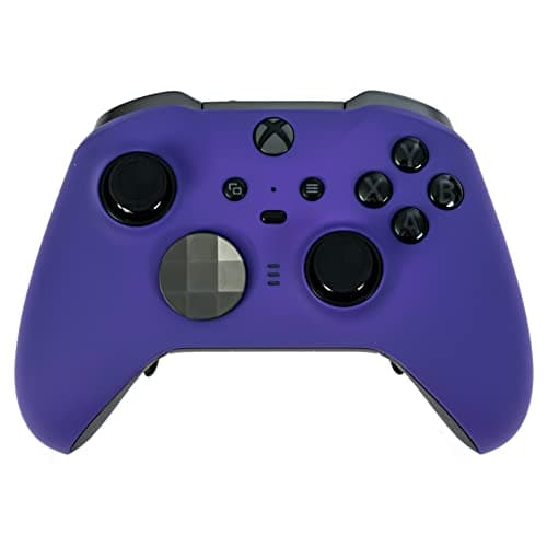Xbox Elite Series 2 Custom Soft Touch Controller - Soft Touch Feel, Added Grip, Vibrant Purple Color - Compatible with Xbox One, Series X|S - Controller
