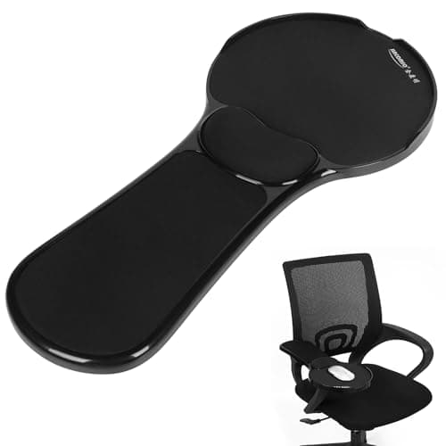 Pxoerzy Ergonomic Arm Rest Mouse Pads for Chairs, Upgrade Adjustable Chair arm Mouse pad, Gaming Covers for Elbows and Forearms Pressure Relief,Mouse pad Chair Attachment - Gaming Chair