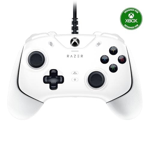 Razer Wolverine V2 Wired Gaming Controller for Xbox Series X|S, Xbox One, PC: Remappable Front-Facing Buttons - Mecha-Tactile Action Buttons and D-Pad - Trigger Stop-Switches - White - Controller