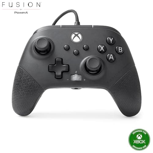 PowerA FUSION Pro 4 Wired Controller for Xbox Series X|S, adjustable height thumbsticks, hall effect thumbsticks, mappable buttons, officially licensed, works with Xbox One and Windows 10/11 - Controller