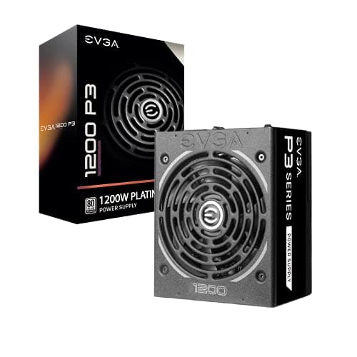 EVGA Supernova 1200 P3, 80 Plus Platinum 1200W, Fully Modular, Eco Mode with FDB Fan, Includes Free Power On Self Tester, Compact 180mm Size, Power Supply 220-P3-1200-X1 - Power Supply