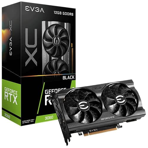 EVGA XC BLACK GAMING GeForce RTX 3060 12GB - Video Card