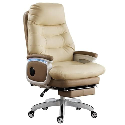 XYIANG Office Comfortable for Long Periods of Sitting Computer Home Leather Business - Gaming Chair