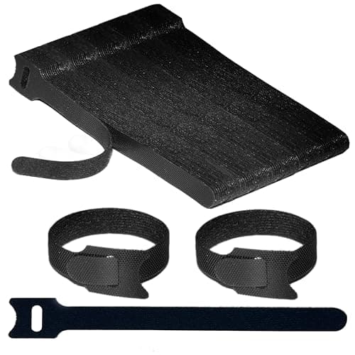 THE BIRCH & CO. BRAND 130 PCS 6 Inch Reusable Cable Ties Adjustable Cord Straps, Hook & Loop Wire Organizer for Home, Office & Electronics Cable Management - Cable Management