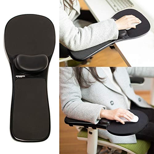 CSBXC Upgrade Ergonomic Arm Rest Mouse Pads Dual Purpose for Desk and Chairs, Adjustable Armrest Wrist Support Attachment, Gaming Covers for Elbows and Forearms Pressure Relief Office Computer Desk Extender - Gaming Chair