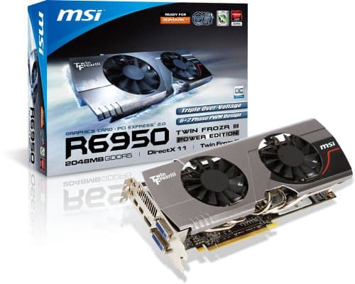 MSI TWIN FROZR II Radeon HD 6950 - Video Card
