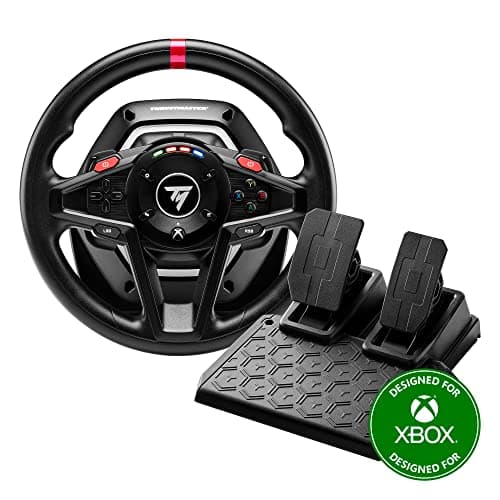 Thrustmaster T128 Racing Wheel & Pedal Set for Xbox Series X|S and PC – Force Feedback Gaming Steering Wheel for Driving Simulator - Sim Racing