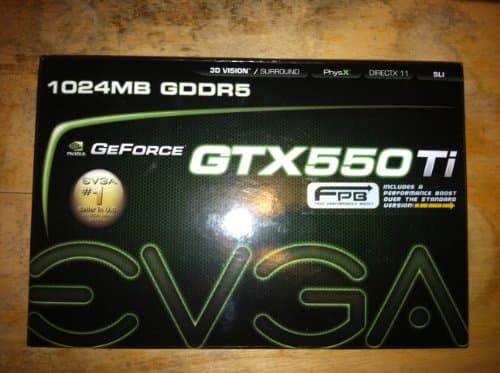 EVGA 01G-P3-1556-KR GeForce GTX 550 Ti - Video Card