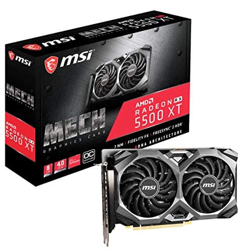 MSI Radeon RX 5500 XT GAMING X 4G Radeon RX 5500 XT - Video Card