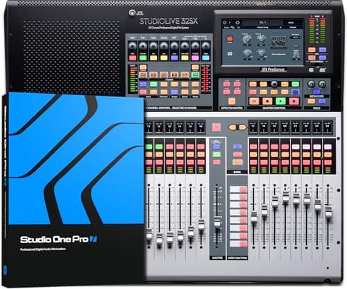 PreSonus StudioLive Series III 32SX Digital Console Mixer with Studio One Pro Software - Audio Interface
