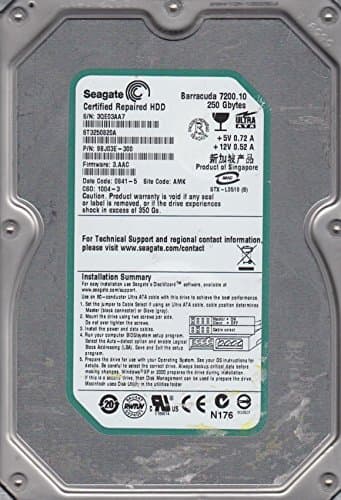 Seagate BarraCuda 250 GB - Storage