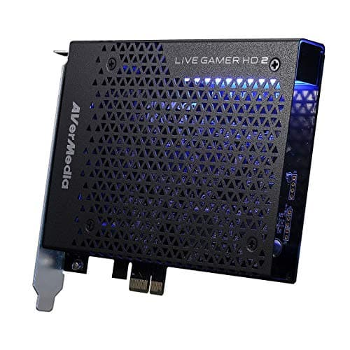 AVerMedia Live Gamer HD 2 - PCIe Internal Game Capture Card, HDMI and 3.5 mm, PassThrough, Ultra Low Latency,1080p60 Uncompressed Streaming Technology for PS4, Xbox, Switch Live Gamer - (GC570) - Capture Card