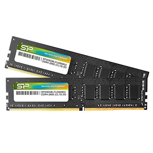 Silicon Power SP016GBLFU266B22 16 GB (2x8GB DDR4-2666) - Memory (RAM)