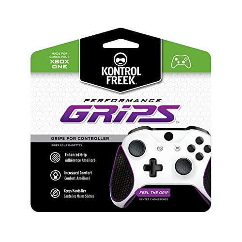 KontrolFreek Performance Grips for Xbox One and Xbox Series X Controller (Nightfall Black) - Controller