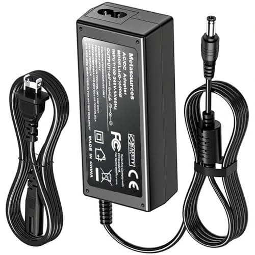 Metasources 36V AC/DC Adapter Compatible with Govee H6063A x Evangelion Gaming Wall Light RGBIC Glide DIY Shapes Light Bar Model BI72G-360200-E2 Power Supply - Lighting