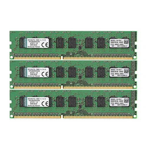 Kingston ValueRAM 3 GB (3x1GB DDR3-1333) - Memory (RAM)