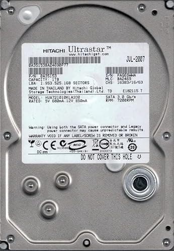 Hitachi A7K1000-1000 1 TB - Storage